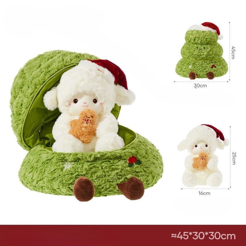 Hidden Surprise Christmas Tree Plush Bear - Image 10
