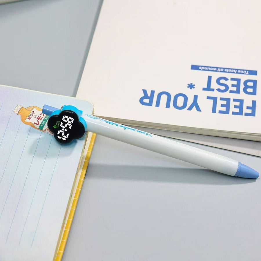 Four Leaf Clover Pen Tip LED Watch - Image 2