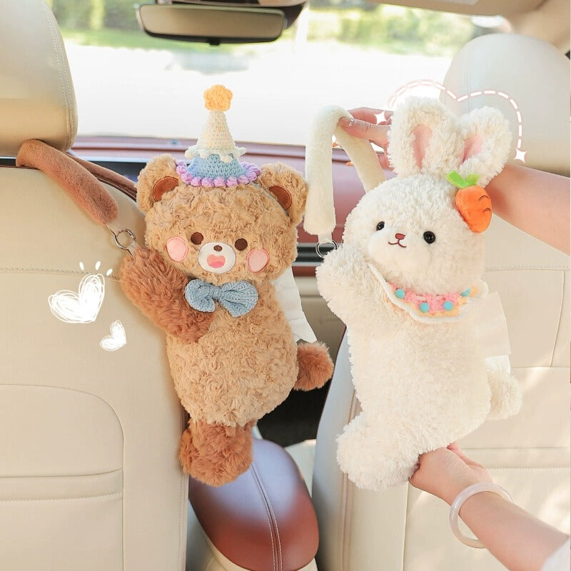 Cuddle Bear Plush Tissue Box - Image 3