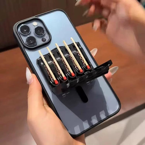 Matchstick Storage Phone Holder - Image 0