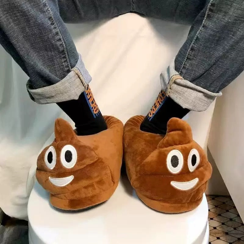 Funny Poop Warm Plush Slippers - Image 7