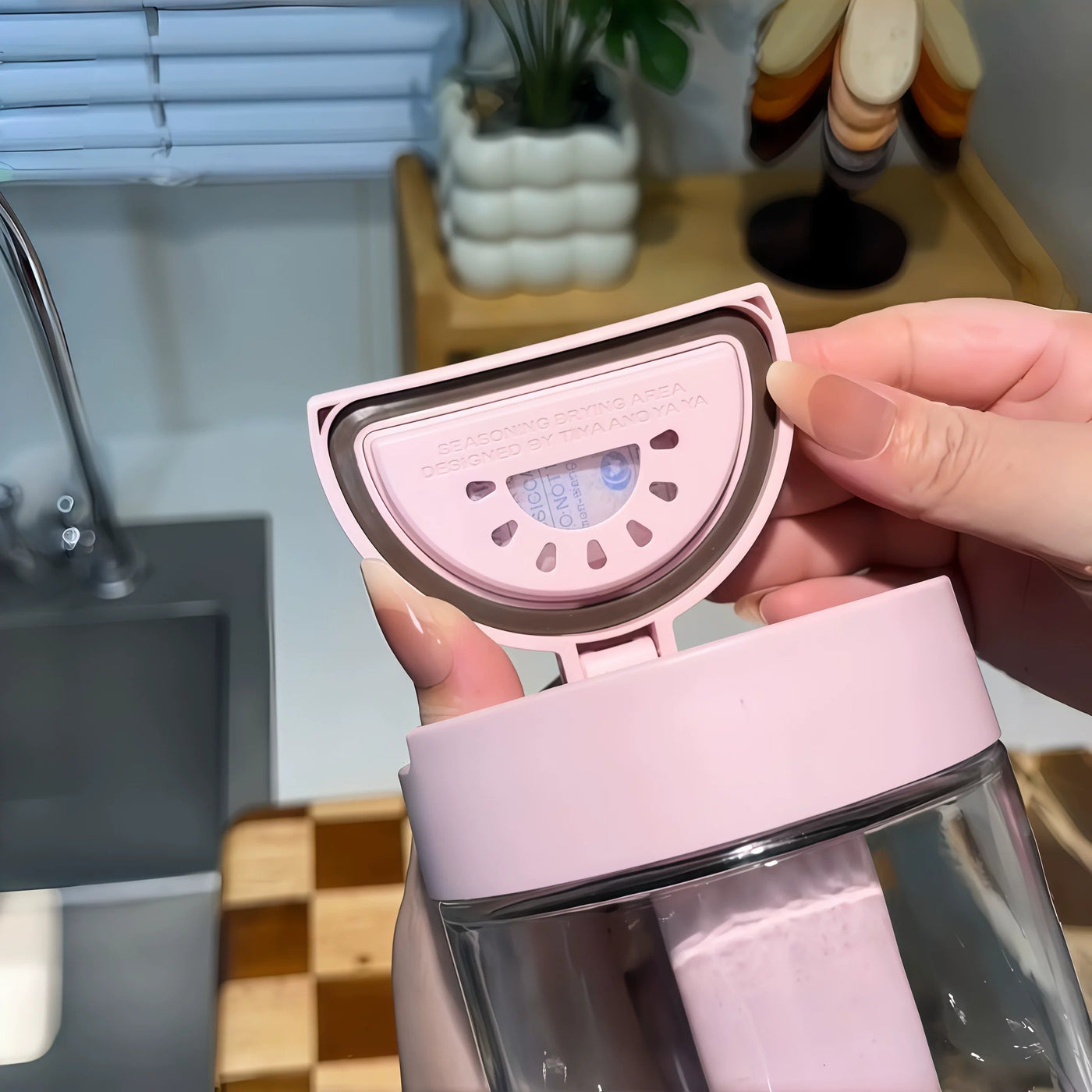 Zero Drip Airtight Smart Measuring Seasoning Jar - Image 4
