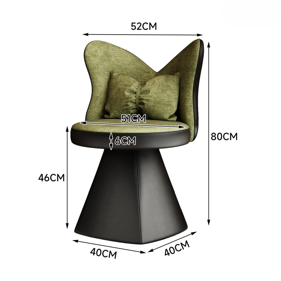 Butterfly Bloom Swivel Makeup Vanity Chair