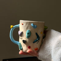 Rock Climbing Grip Handmade Mug - Image 3