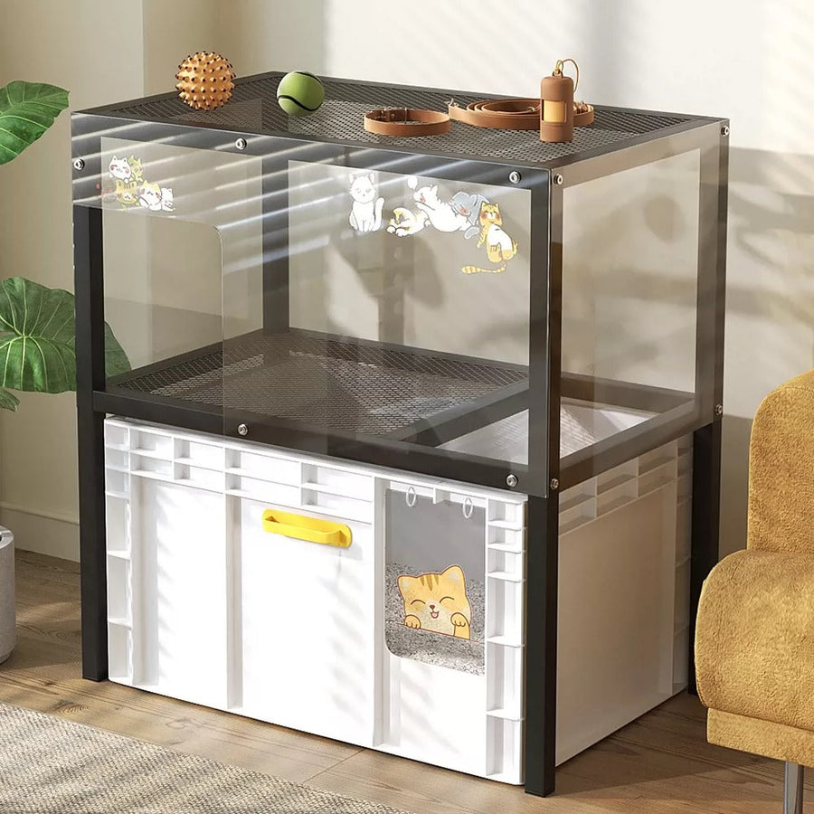 Hidden Cat Litter Box Furniture Cabinet - Image 0