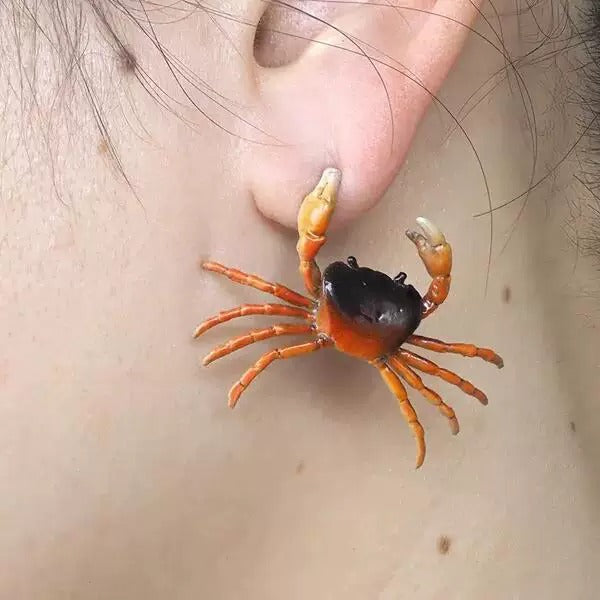 Pinch Me Crab Stud Earrings