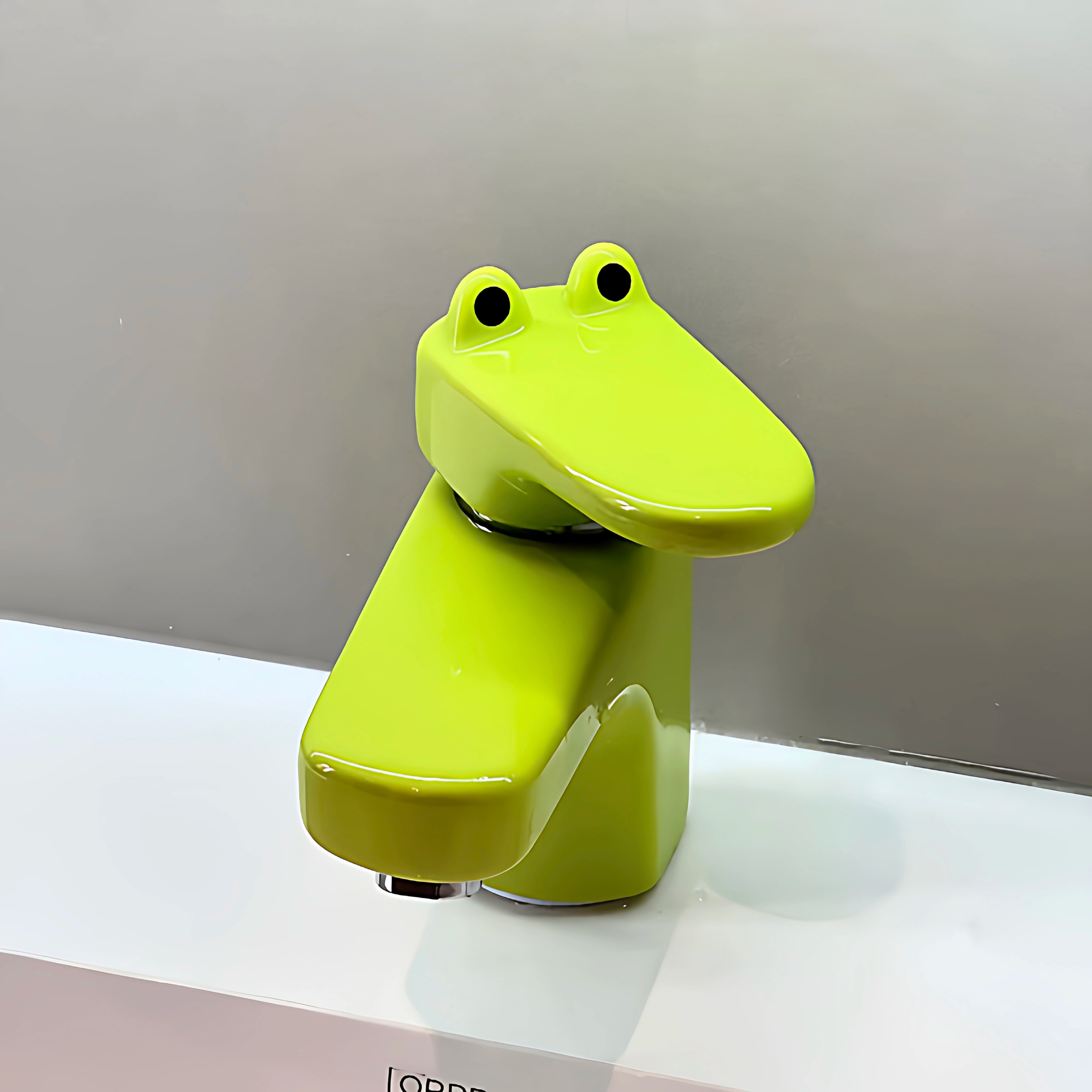 Frog-Shaped Macaron Bathroom Faucet - Image 2