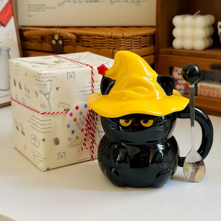 Midnight Witch Cat Mug - Image 0