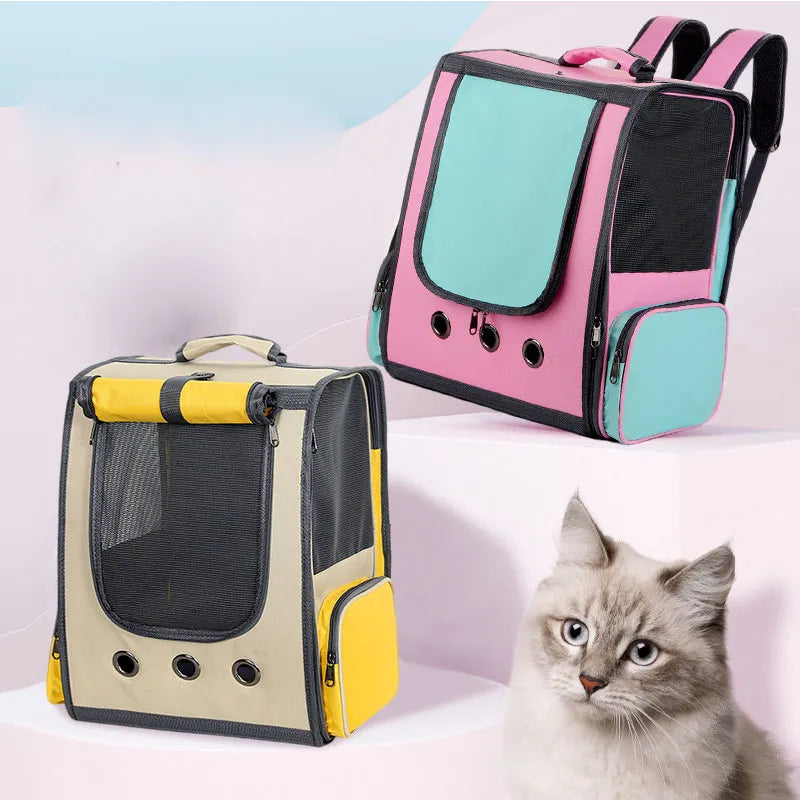 Pet Easy Carry Breathable Window Backpack