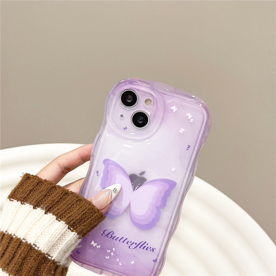 Playful Butterfly Decorated iPhone Case - Image 2