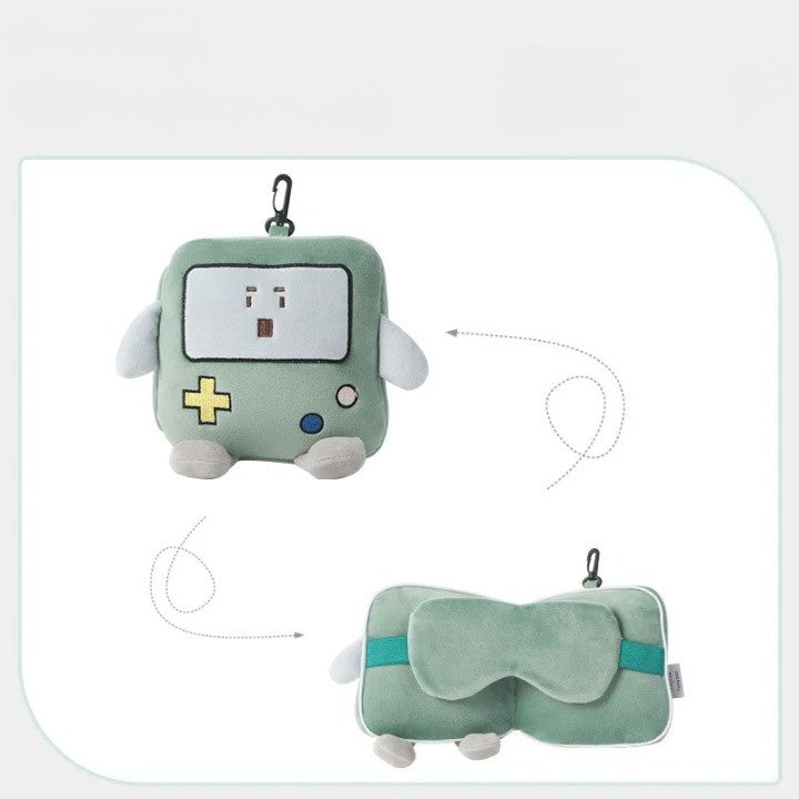 Plush Game Console Eye Mask Travel Pillow