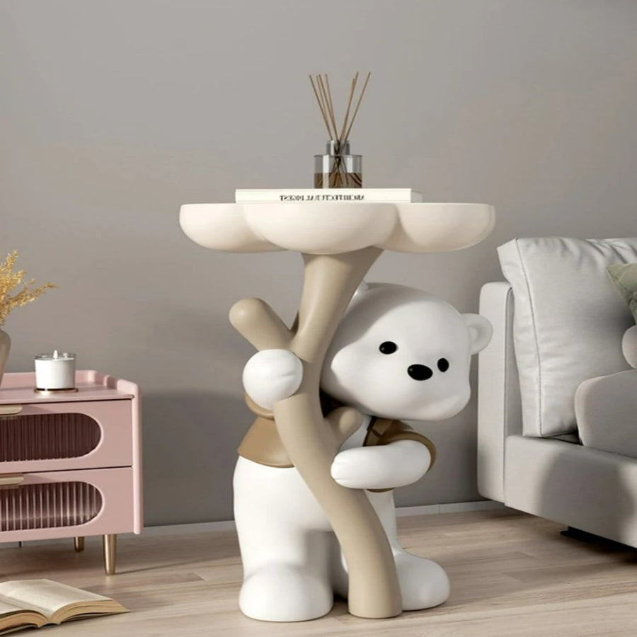 Polar Paw Sculptural Modern Side Table - Image 1