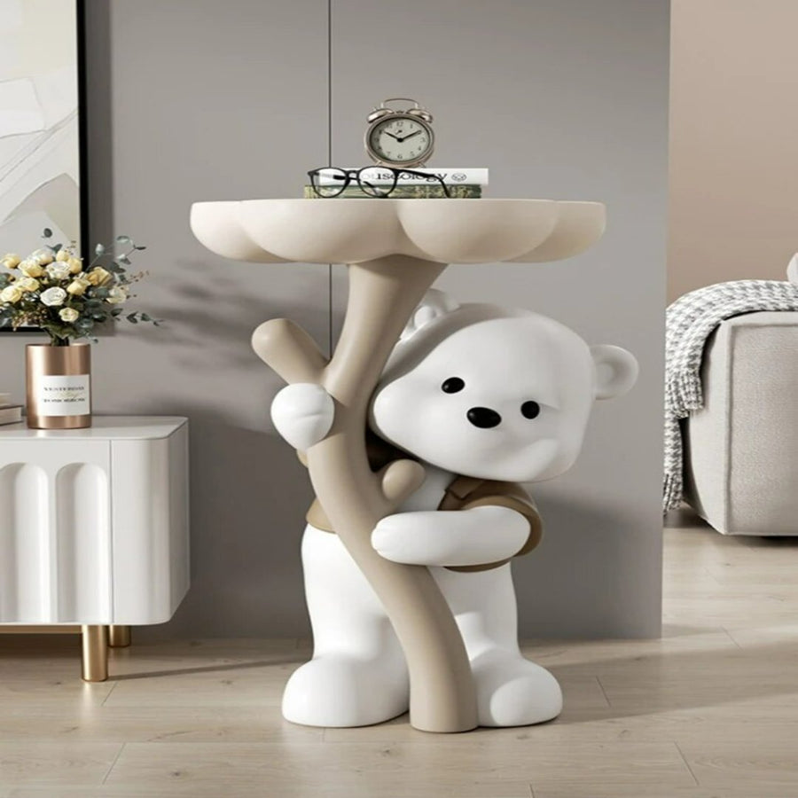 Polar Paw Sculptural Modern Side Table - Image 2