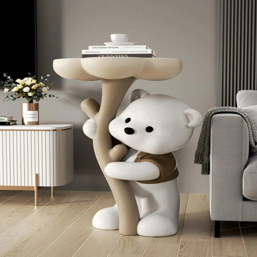 Polar Paw Sculptural Modern Side Table - Image 3