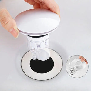 Pop-Up Universal Anti-Odor No Bug Bathroom Sink Strainer - Image 0