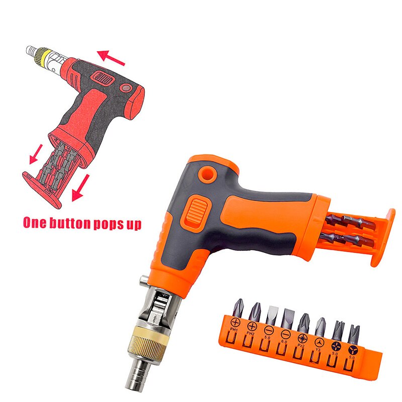 Premium Ratchet DIY Friendly Screwdriver Set