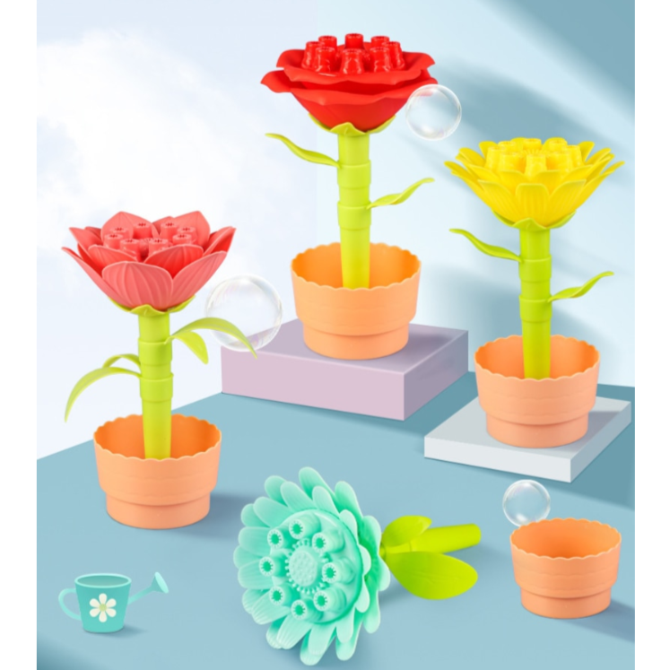 Flower Bubble Maker Toy - Image 1
