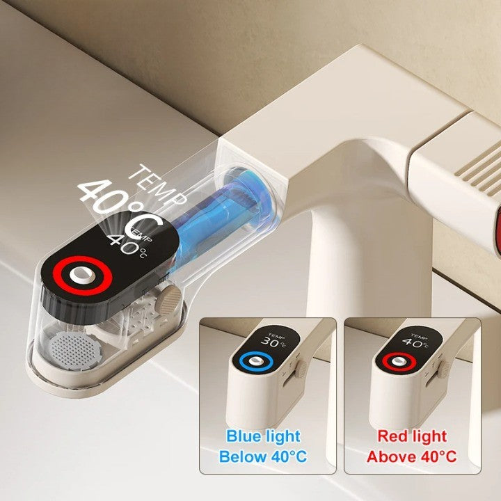 Pull-Out Water Filter LED Temperature Control Faucet