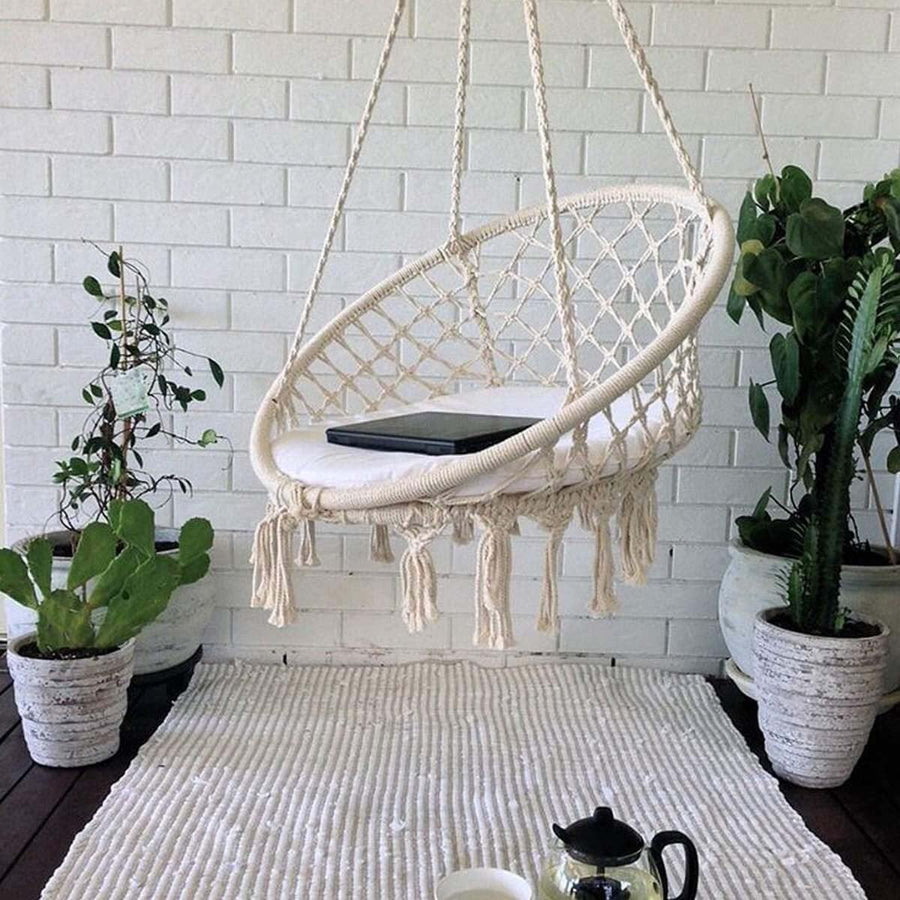 Nordic Knitted Outdoor Hammock - Image 2
