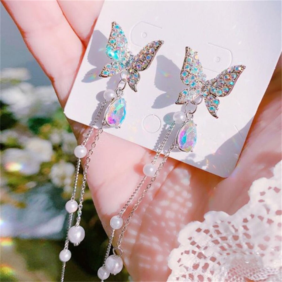 Radiance of Nature Butterfly Earrings - Image 4