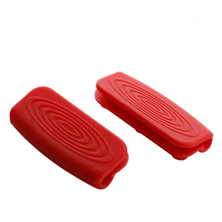 2Pcs Silicone Heat Resistant Cookware Handle