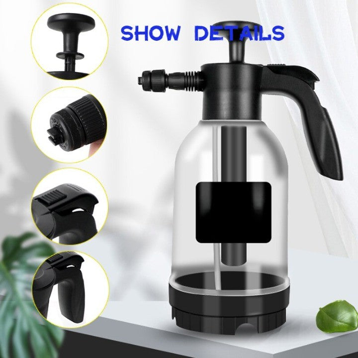 Portable Hand Pump Bubble Blast Water Foam Sprayer - Image 4