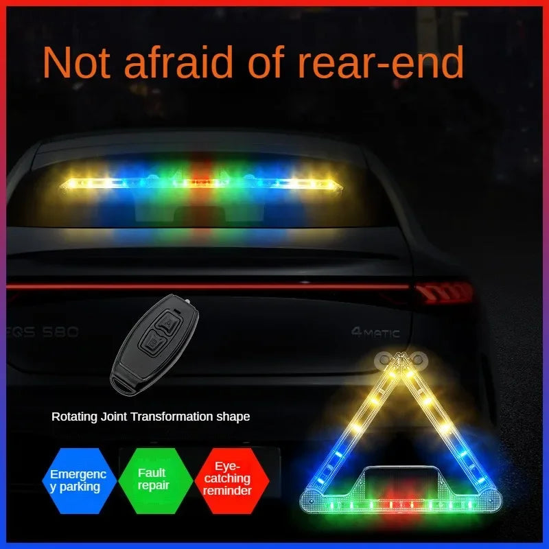 Solar LED Strobe Emergency Light Anti-Collision Warning Lamp - Image 2