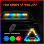 Solar LED Strobe Emergency Light Anti-Collision Warning Lamp