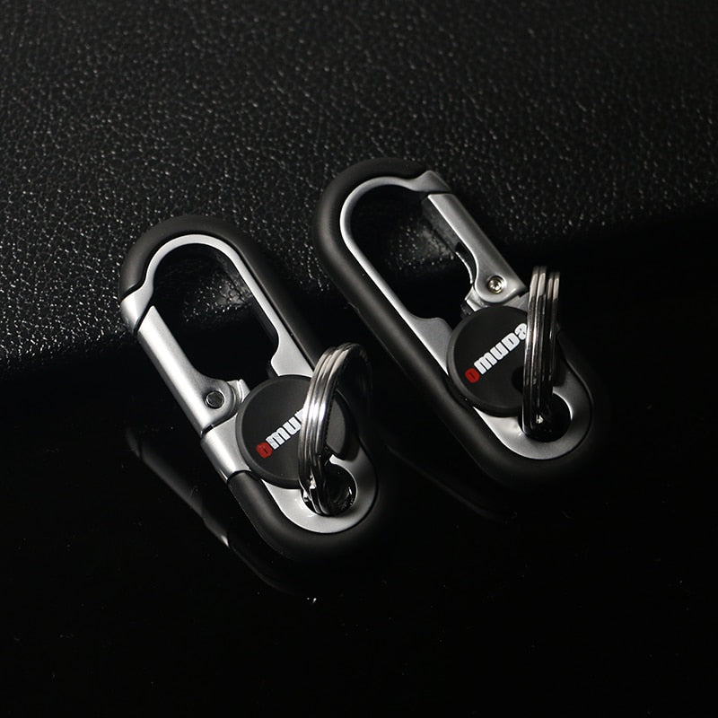 Steel Secure Double Ring Hook Keychain - Image 8