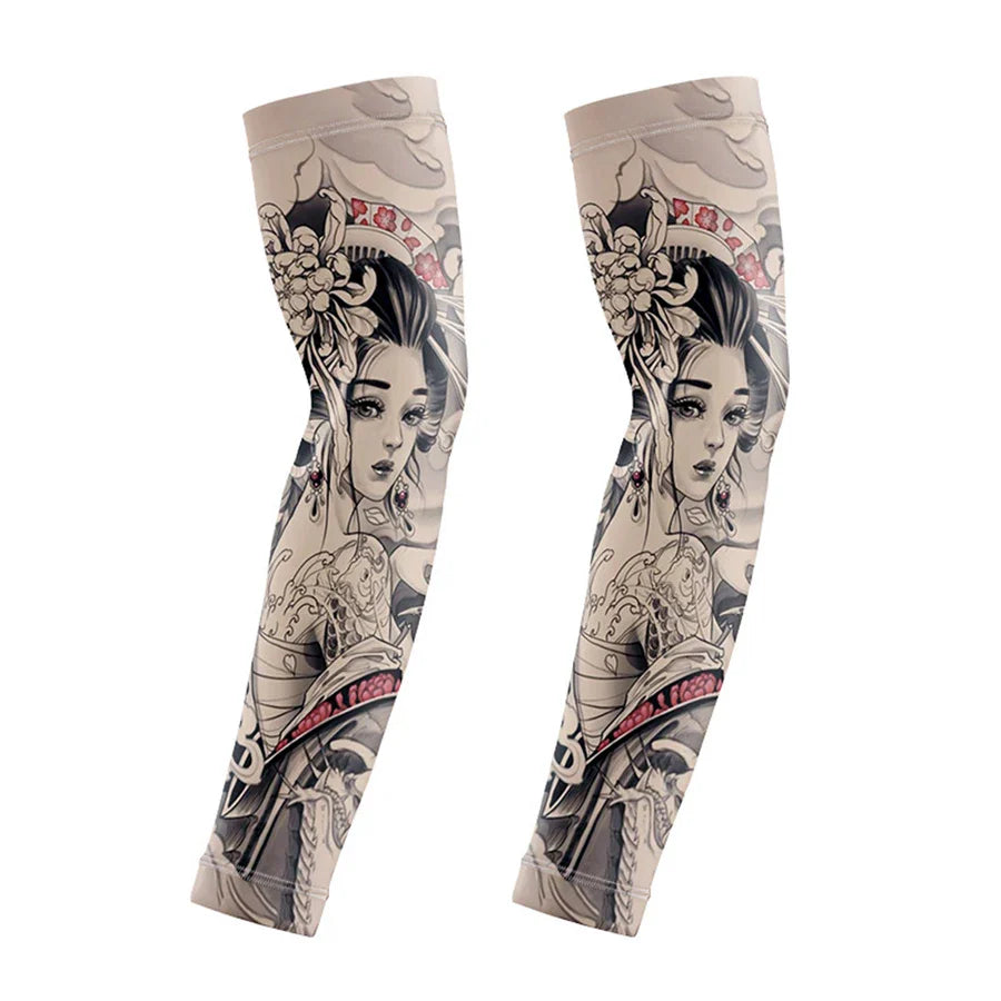 Wild Print Quick-Dry Cooling Arm Sleeves - Image 9