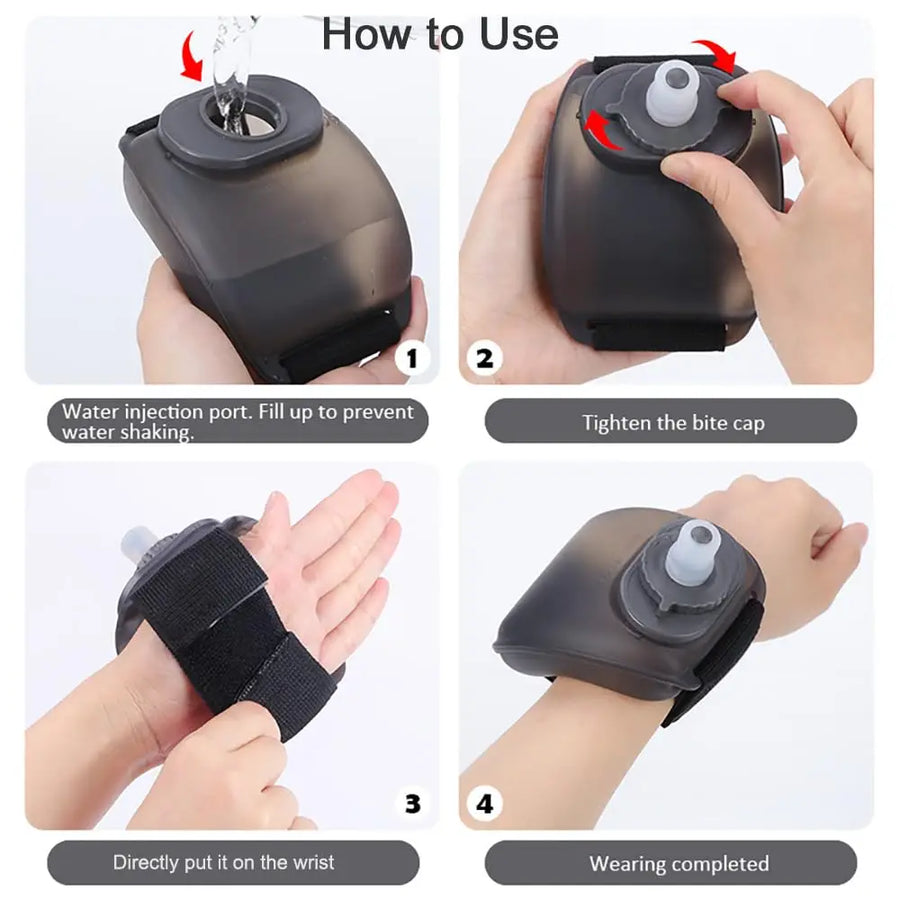 Running Wrist Water Bottle - Image 2