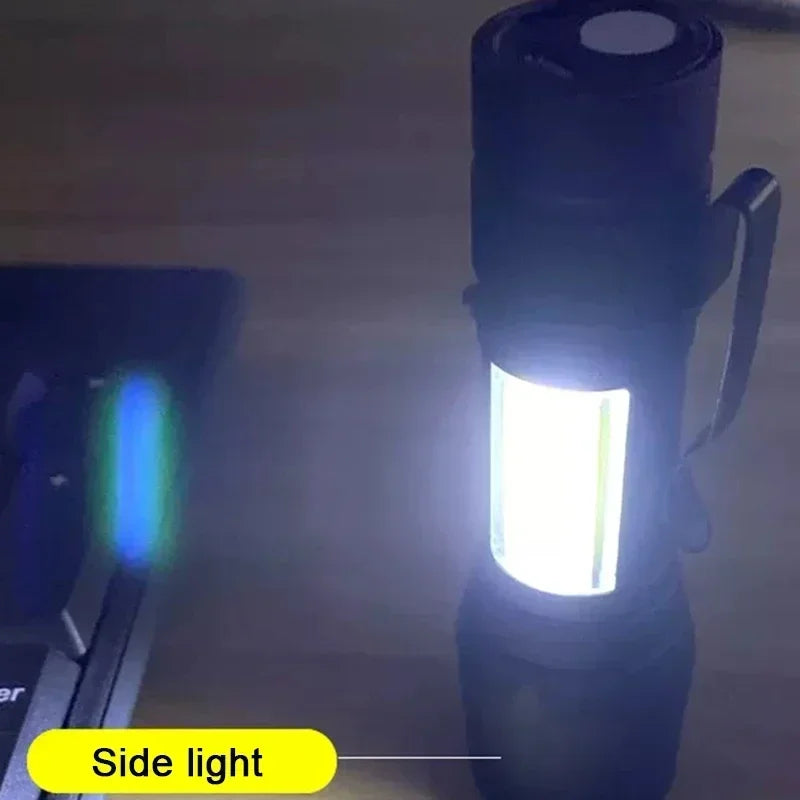 Mini Tactical Camping Rechargeable Flashlight - Image 3