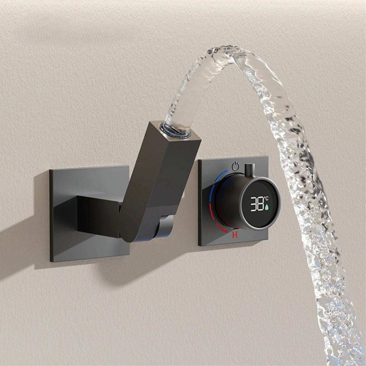 Advanced Water Temperature Regulator Digital Minimalist Adjustable Faucet