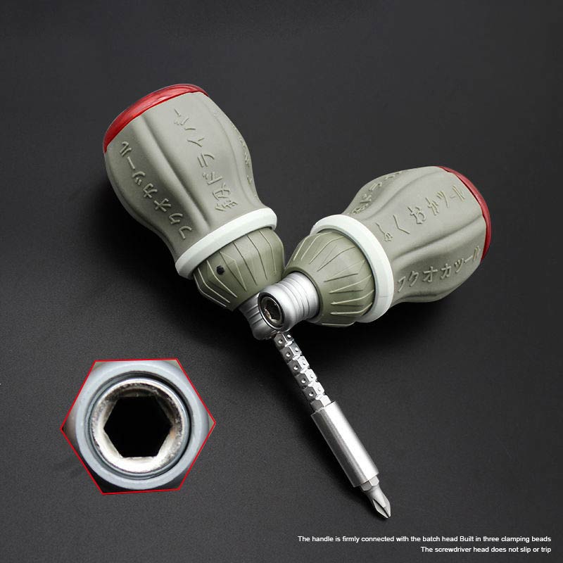 Telescopic Portable Magnetic Fix Flex Screwdriver Set - Image 1