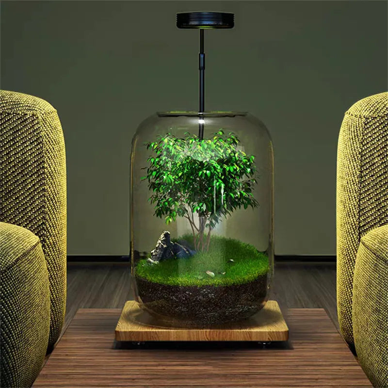 MicroLandscapeGreenOasisGlassVase