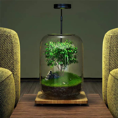 Micro Landscape Green Oasis Glass Vase - Image 0