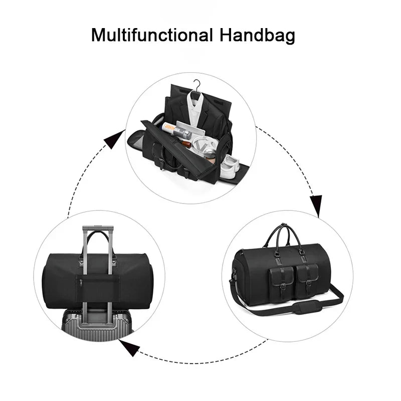 Shoe Suit Storage Foldable Compact Travel Bag - Image 3