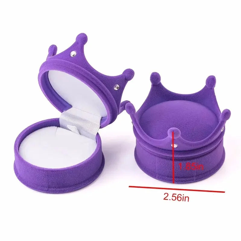 Shape Library Velvet Jewelry Ring Box Collection