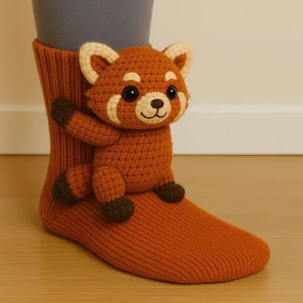 Animal Crew Plush Cozy Socks - Image 15