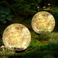 Solar-Powered Glass Ball Magical Garden Light - Image 0