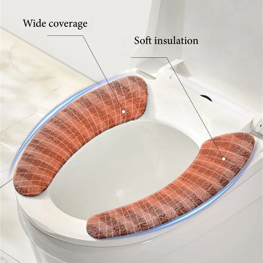 Warm Seat Deluxe Toilet Seat Cover Pad - Image 3