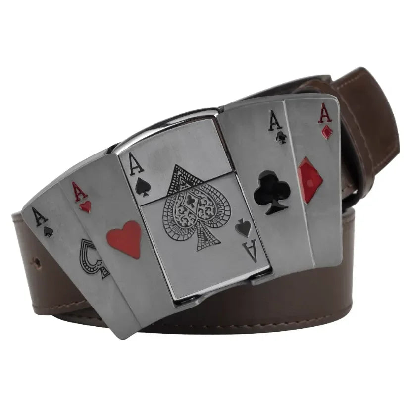Kerosene Lighter Metal Buckle Belt - Image 10