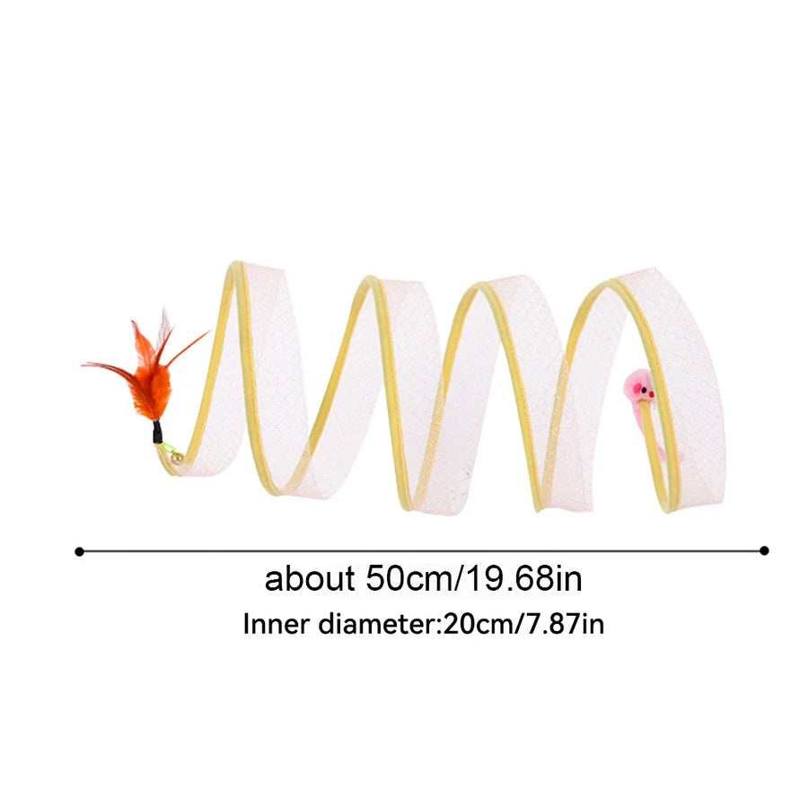 Interactive Pet Foldable Cat Toy Tunnel - Image 4