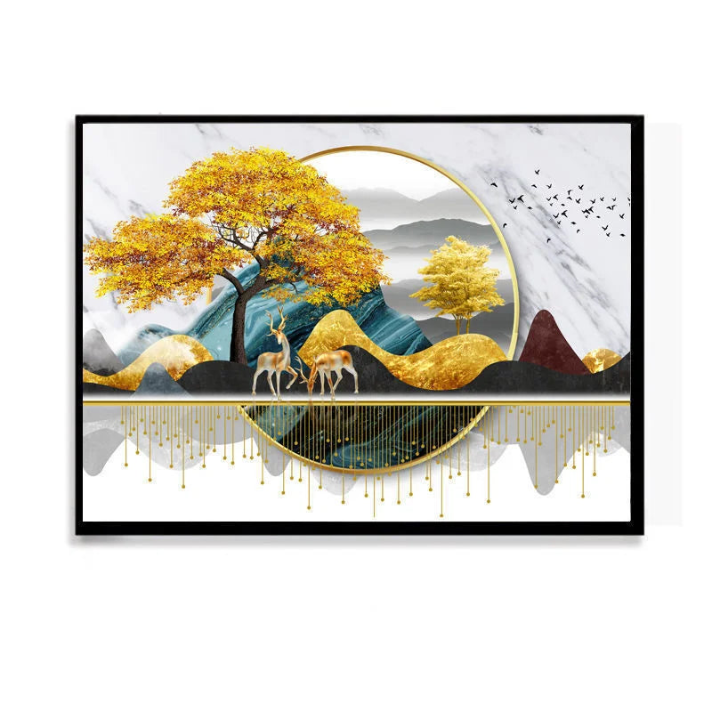 Art View Elegant Canvas Electric Box Cover