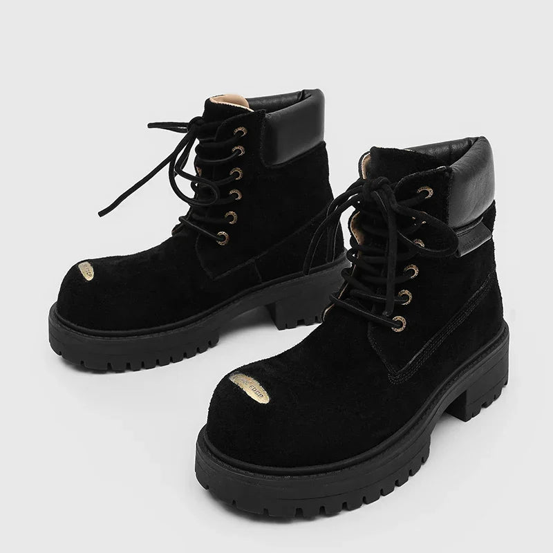 Mossy Green Anti-Slip Combat Boots - Image 7