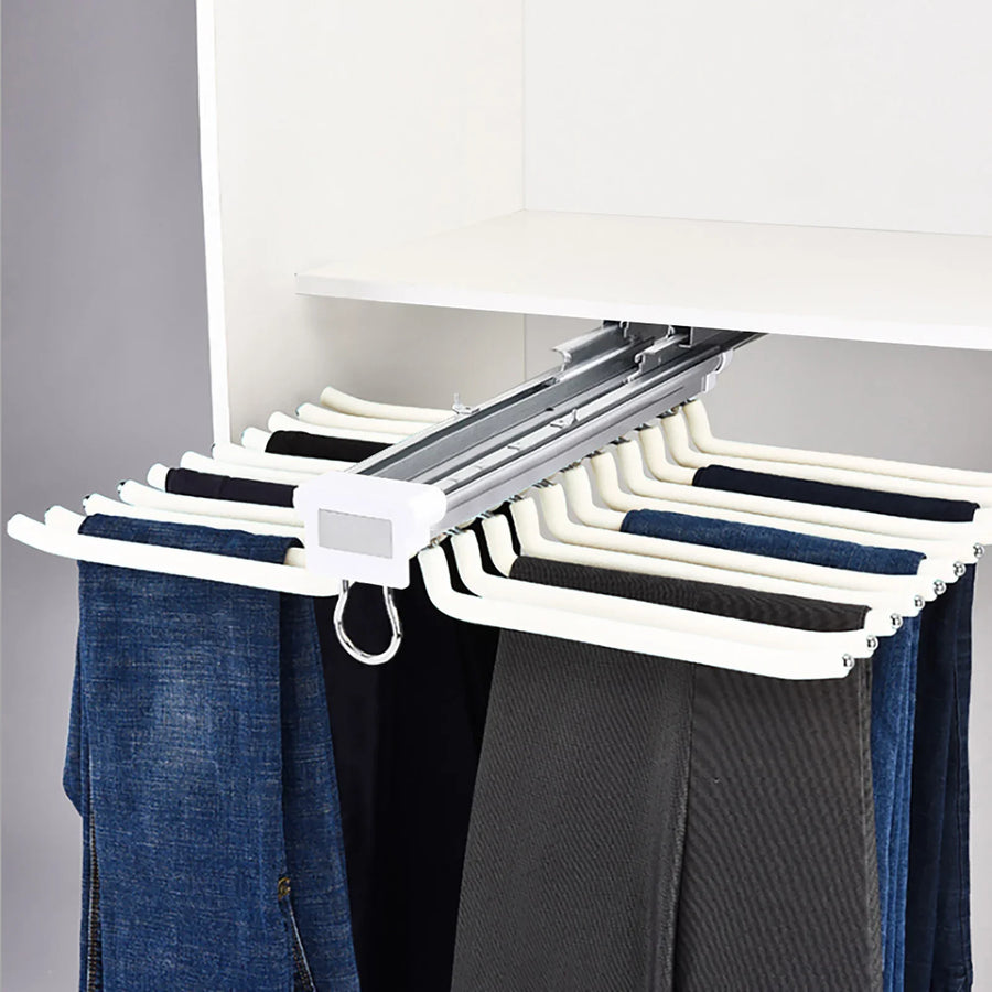 Smart Slide-Out Rail Cloth Organizer - Image 4