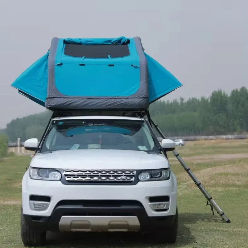 Camping Ready Large Inflatable Soft Cover Car Top Tent - Image 5