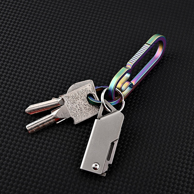 Foldable Master Stainless Steel Survival Mini Knife - Image 2