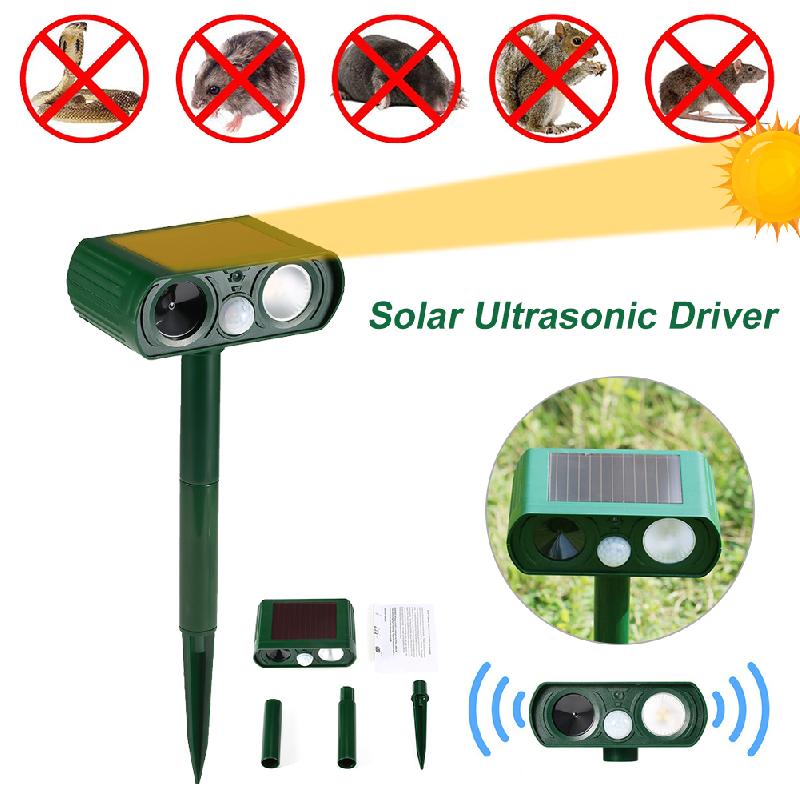 Solar Powered Ultrasonic Animal Repeller