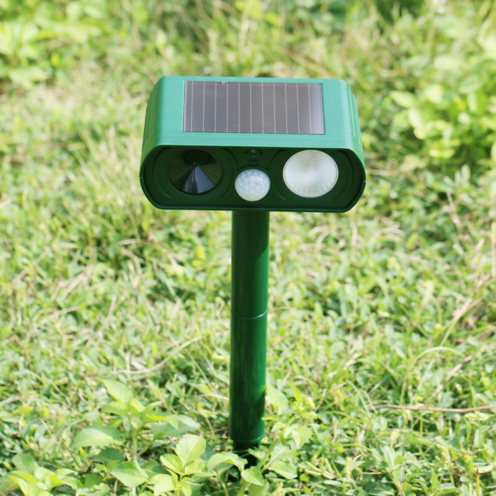 Solar Powered Ultrasonic Animal Repeller